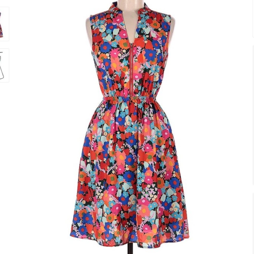 Lorraine Floral A-Line Dress